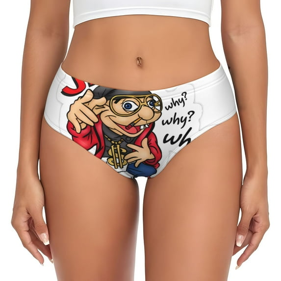 Gokiu Sml Jeffy Womens Underwear Soft Briefs Ladies Breathable Panties Sexy Lingerie
