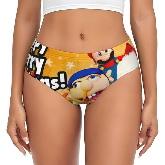 Gokiu Sml Jeffy Womens Underwear Soft Briefs Ladies Breathable Panties Sexy Lingerie