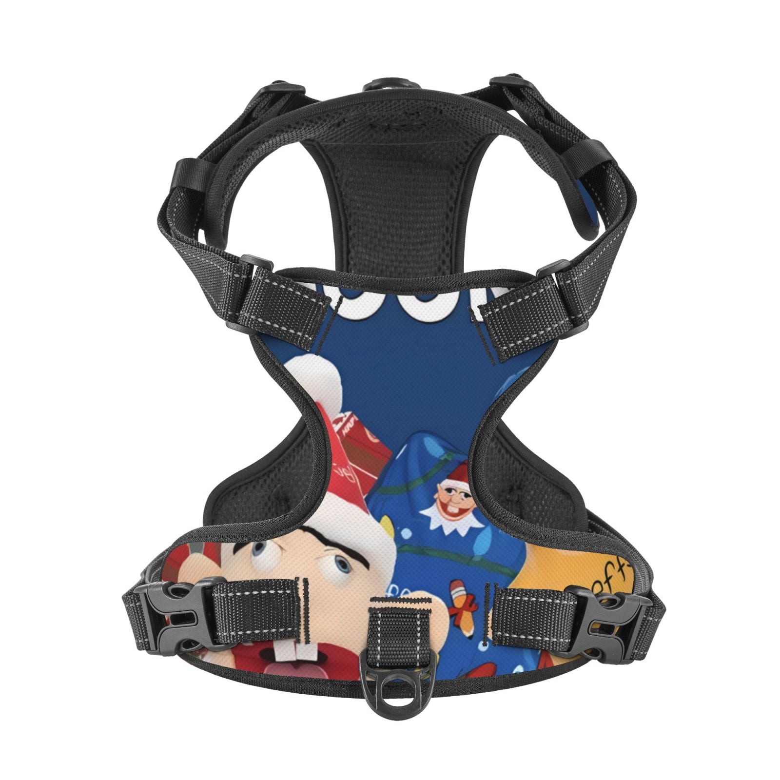 Cerise/Grey Paws Dog Harness - SML main image 0