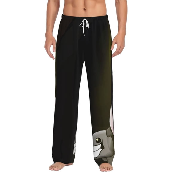 Gokiu The Binding of Isaac Mens Pajama Lounge Pants Drawstring Pj Casual Pajama Bottoms with Pockets