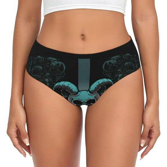 Gokiu The Binding of Isaac Womens Underwear Soft Briefs Ladies Breathable Panties Sexy Lingerie
