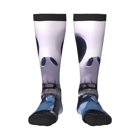 Gokiu The Nightmare Before Christmas Womens Athletic Knee High Socks Outdoor Sport Socks Casual Tube Socks