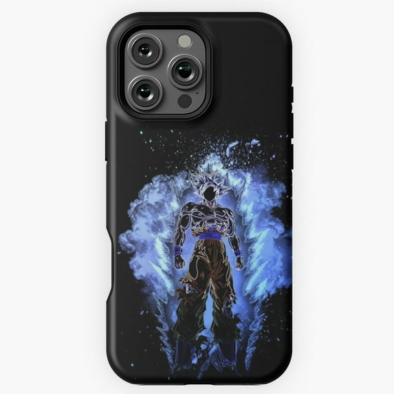 Goku Ultra Instinct Art Phone Case for iPhone 16 15 14 13 12 11 Pro Max M890245