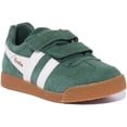 thumbnail image 1 of Gola Classics Harrier Velcro Kid's Classic 2 Hook And Loop Strap Sneakers In Green Size 9, 1 of 6