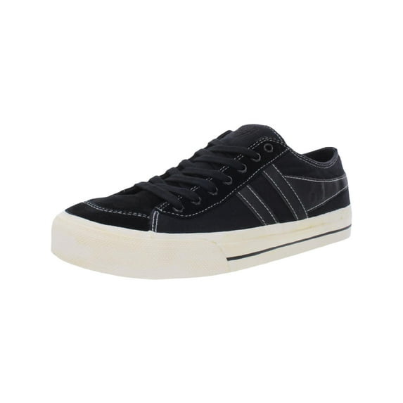 Gola Mens Quota II Luxe Leather Casual and Fashion Sneakers Black 10 Medium (D)