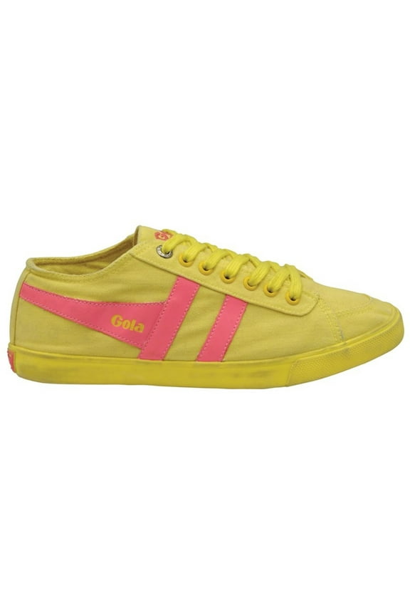 Quota Neon Ladies Canvas Sneakers