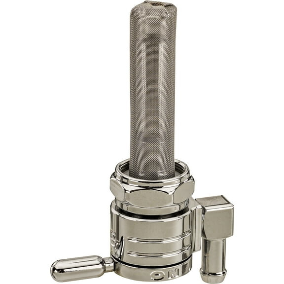 Golan - 76-312D-CS - 22MM PETCOCK DOWNWARD CHROME 5/16 HOSE