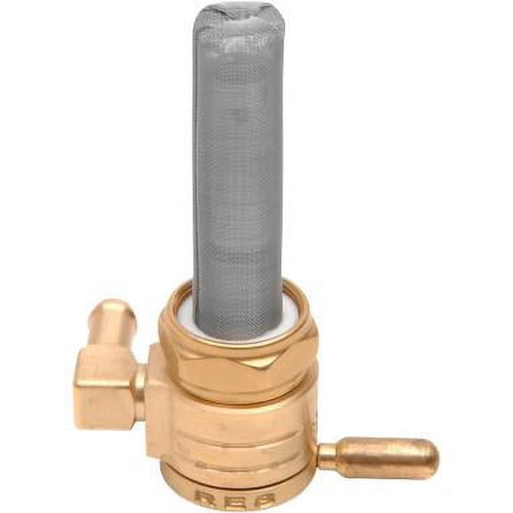 Golan Inc 76-312B-BS Click-Slick Petcock - 22mm - Backward Facing - Raw Brass