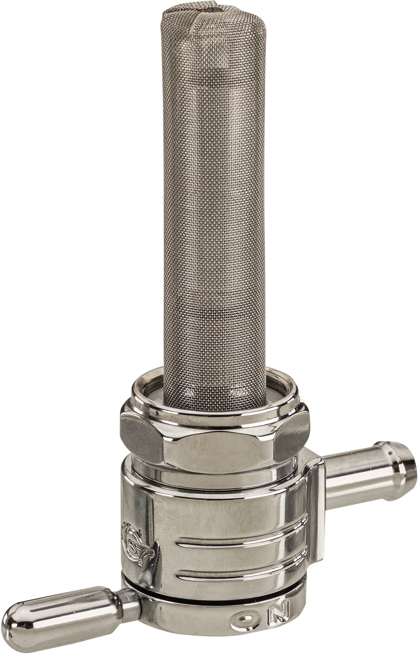 Golan Inc 76-312S-Cs Click-Slick Petcock, 22Mm Straight Facing Chrome 76-312S-CS