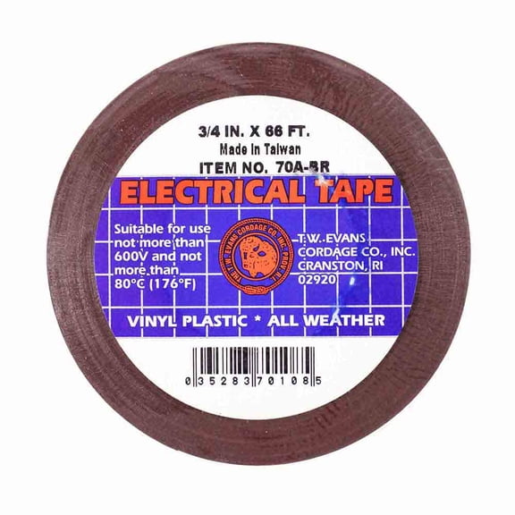 Golberg 2 Pack PVC Vinyl Electrical Tape - Home Improvement - 19mm X 20 M / Roll  9 Color Option