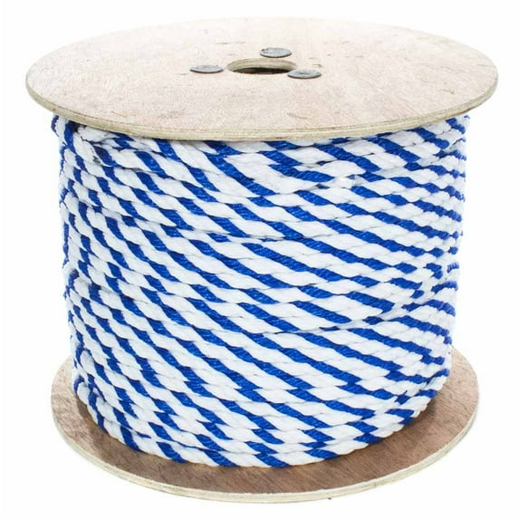 Golberg | 3 Strand Twisted Polypropylene Rope (1/2 Inch, 10 FT)