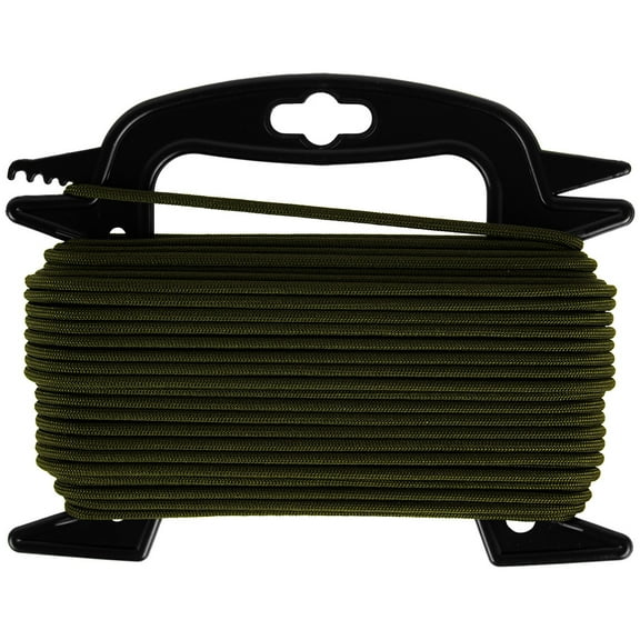 Golberg - 750 Mil-Spec Paracord Wrapped on Winder SPEC Type IV Rope Great for Outdoors, Hunting, Kayaking, Survival Situation 1000 Feet - Camo Green