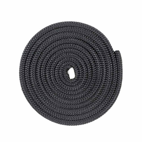 Golberg Double Braided Nylon Rope - 1/4, 3/8, 1/2 or 5/8 inch - 50 or 100 feet - Black
