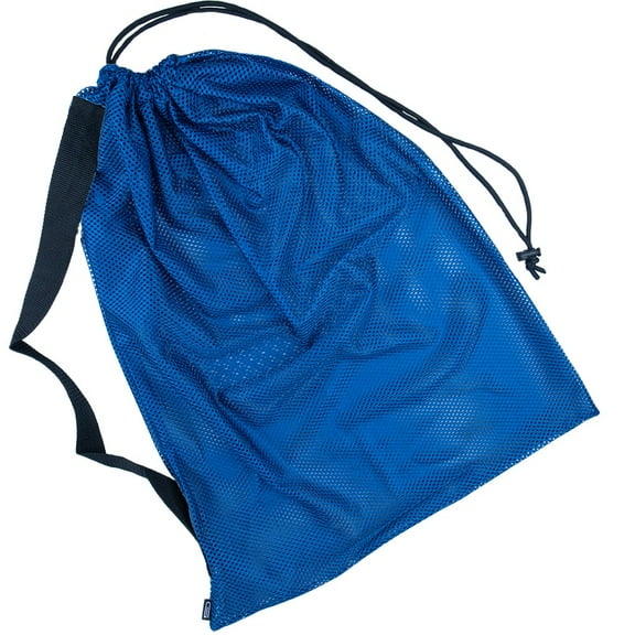 Golberg Drawstring Mesh Bag - Small, Medium, or Large - Polyester Ventilated Bag for Sports, Laundry, and More
