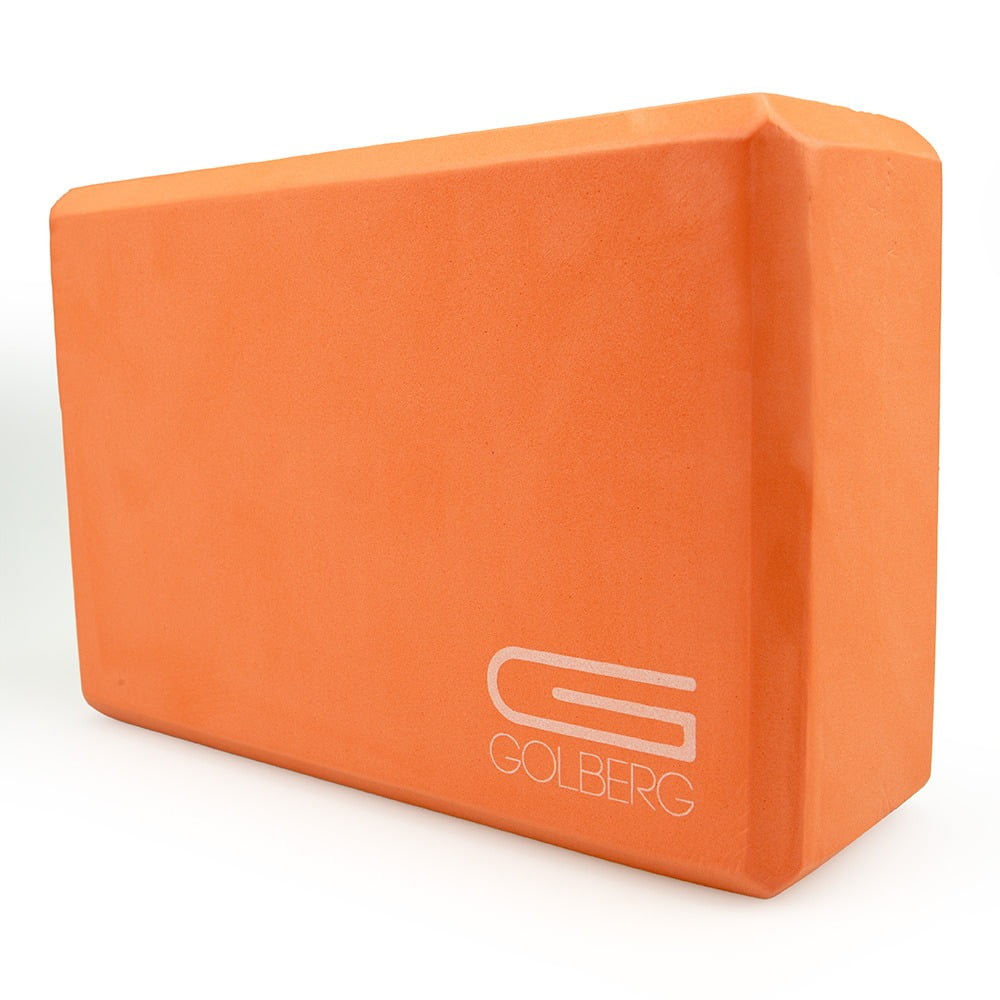 Golberg Foam Yoga Block – For Fitness, High Intensity Support and Improving Strength or Flexibility Pink/Green/Dark Green/Purple/Blue – 1/2/4 Pack