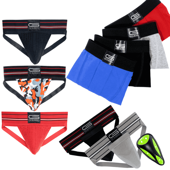 Golberg G Athletic Supporters and Low Rise Boxer Briefs – Soft, Stretchy and Comfortable – Men’s Underwear