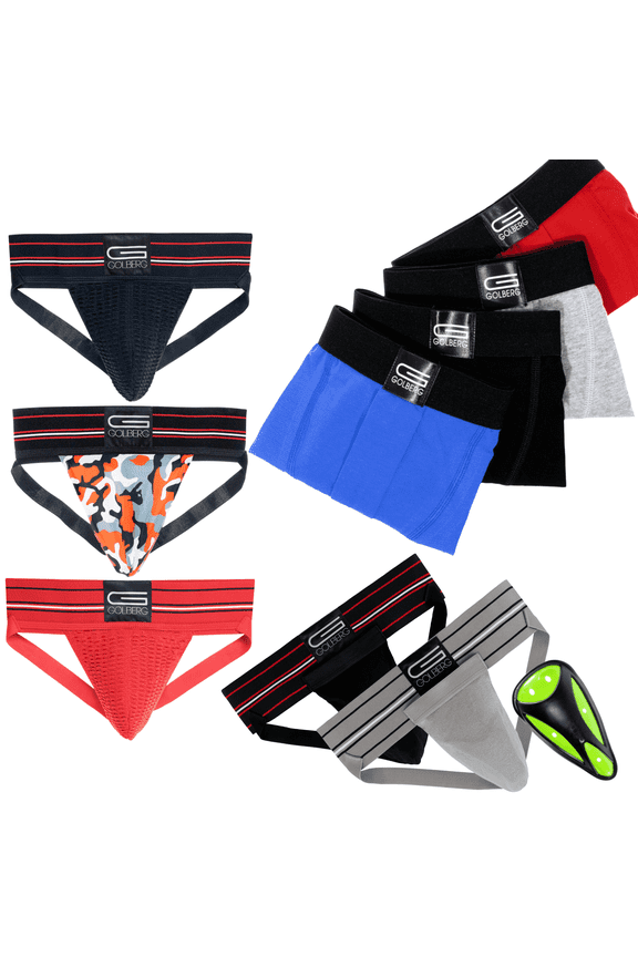 G Athletic Supporters and Low Rise Boxer Briefs – Soft, Stretchy and Comfortable – Men’s Underwear