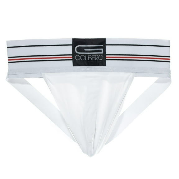 Golberg Men's Athletic Supporter - Contoured Waistband for Comfort - Multiple Sizes and Colors