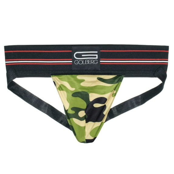 Golberg Men's Athletic Supporter - Contoured Waistband for Comfort - Multiple Sizes and Colors