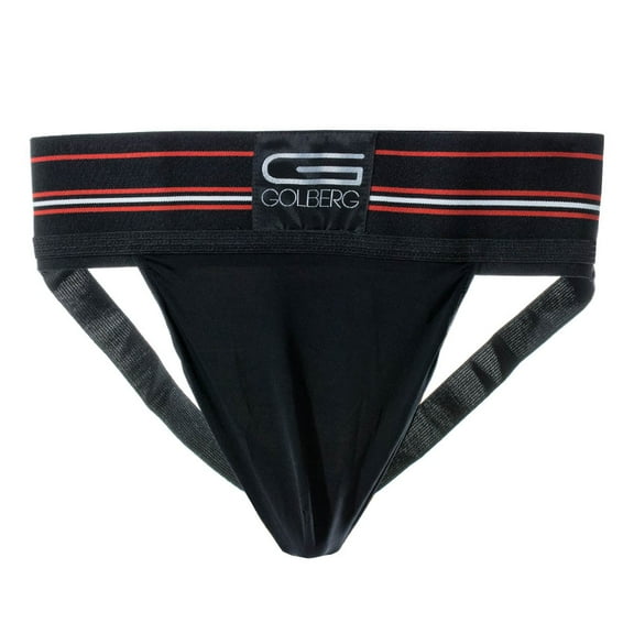 Golberg Men's Athletic Supporter - Contoured Waistband for Comfort - Multiple Sizes and Colors
