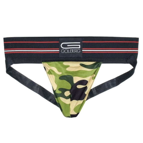 Golberg Men's Athletic Supporter - Contoured Waistband for Comfort - Multiple Sizes and Colors