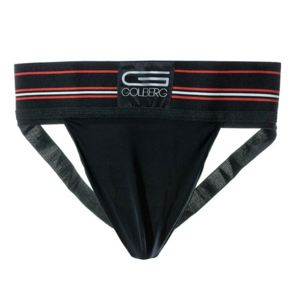 Golberg Men's Athletic Supporter - Contoured Waistband for Comfort - Multiple Sizes and Colors