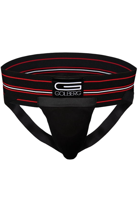 Mens Super Soft Athletic Supporters – Choose from 8 Colors and 5 Sizes – Black, Small 1 Pack – Without Cup