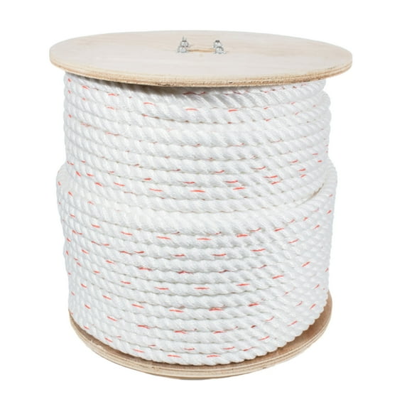 Golberg | Poly Dacron 3 Strand Twisted Line Rope (1/2 Inch, 10 FT)