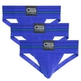 thumbnail image 1 of Golberg Premium Men's Athletic Supporters - 3 Pack Jock Strap Underwear with Contoured Waistband - Multiple Sizes and Colors (Size - Large), 1 of 1