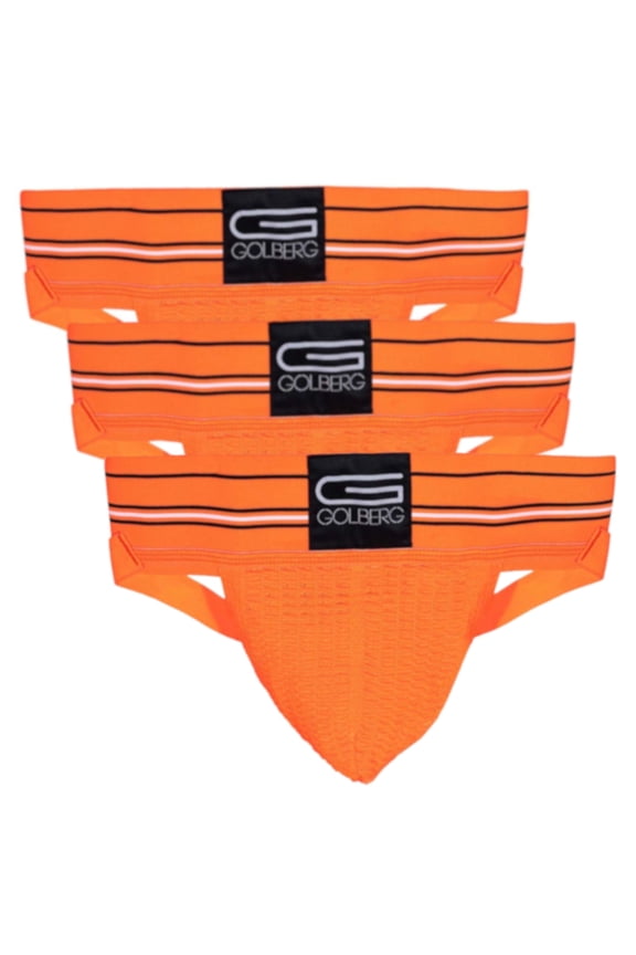 Premium Men's Athletic Supporters - 3 Pack Jock Strap Underwear with Contoured Waistband - Multiple Sizes and Colors (Size - X Small)