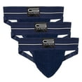 thumbnail image 1 of Golberg Premium Men's Athletic Supporters - 3 Pack Jock Strap Underwear with Contoured Waistband - Multiple Sizes and Colors (Size - XX Large), 1 of 1