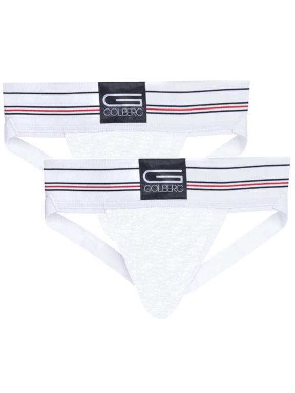 Men's Athletic Jockstrap with Support & Breathable Elastic, 2 Pack (Medium)