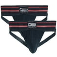 thumbnail image 1 of Golberg Premium Men's Athletic Supporters for Sports and Exercise in a Pack of 2 - Jock Strap Underwear with Extra Strength Elastic (Size - Small), 1 of 1