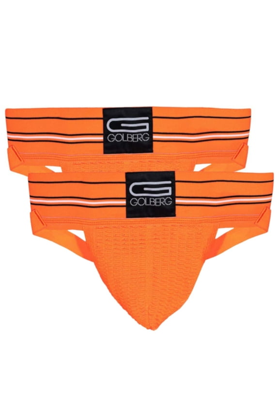 Premium Men's Athletic Supporters for Sports and Exercise in a Pack of 2 - Jock Strap Underwear with Extra Strength Elastic (Size - XL)