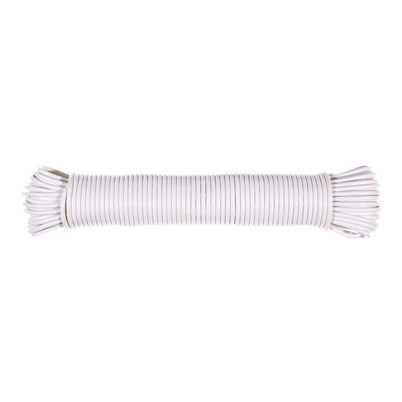 Golberg Premium Plastic Clothesline, Heavy Duty with Synthetic Core & Protective Plastic Cover