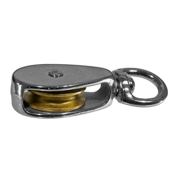 Golberg Single Wheel Pulley - Swivel Base Steel Sheave - Multiple Sizes for You to Pick From