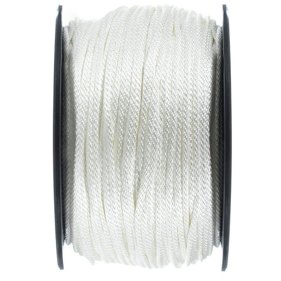 Golberg Solid Braid Black or White Nylon Rope 1/8-inch, 3/16-inch, 1/4-inch, 5/16-inch, 3/8-inch, 1/2-inch - Various Lengths