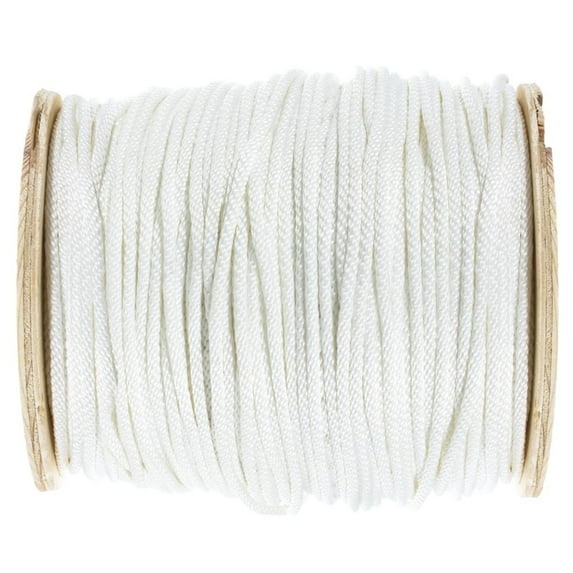 Golberg Solid Braid Black or White Nylon Rope 1/8-inch, 3/16-inch, 1/4-inch, 5/16-inch, 3/8-inch, 1/2-inch - Various Lengths