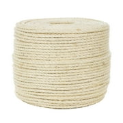 Golberg Twisted Sisal Rope Available in 1/4, 5/16, 3/8, 1/2, 3/4, and 1-inch Diameters in Various Lengths