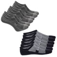 thumbnail image 1 of Golberg Unisex No Show Socks - 6 Pack Low Cut Cotton Socks with Non-Slide Strips for a Secure Fit - Casual Sock for Low Rise Shoes (Size - Medium), 1 of 5