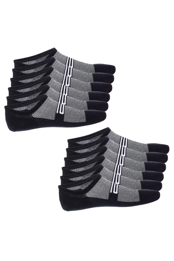 Women's Mid-Calf Crew Socks - 6 Pack - Black & Charcoal Gray Sweat Wicking Sock - Cushioned for Comfort for Hiking, Walking, Outdoor Recreation, and Sport (Size - Large)