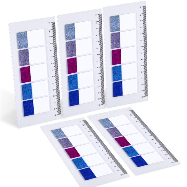 Golcellia 500 Pieces Sticky Tabs Transparent Page Markers, Diamond