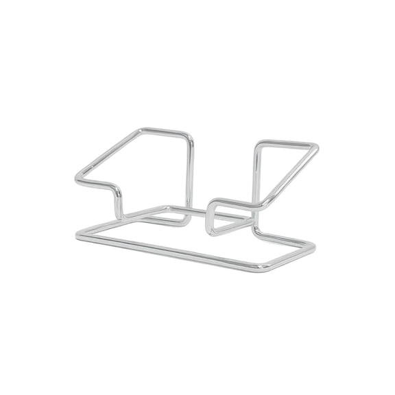 Gold 1 Pack Metal Wire Business Card Holder Minimalist Desktop Name Card Display Stand Durable Resistant Corrosion for Office Desk Reception Counter Organization 3.94*1.77*1.77 Inch