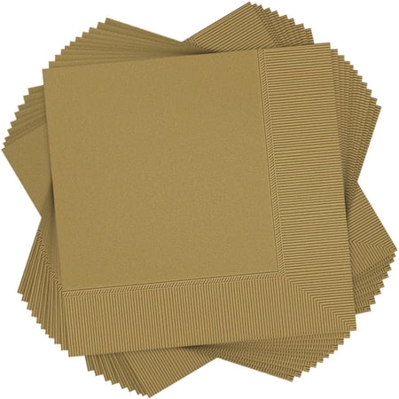 Gold 2-Ply Paper Lunch Napkins