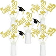 Gold 2024 Graduation Centerpiece Sticks Graduation Party Centerpieces