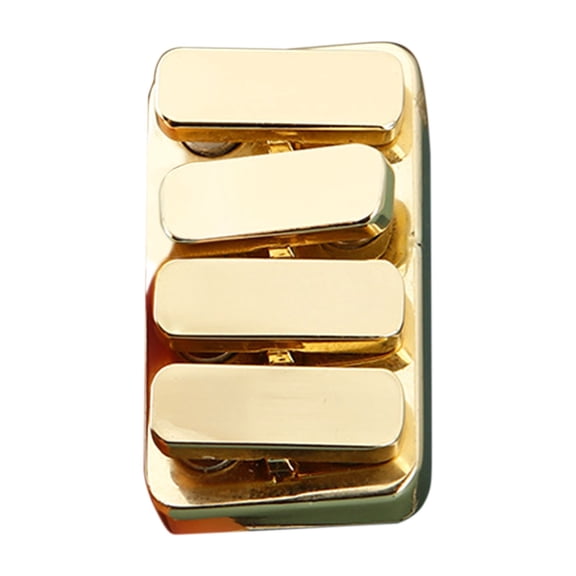 Gold 2026 Gold Metal Magnetic Stress Relief Slider Fidget Toy Piano Key Clicker For Adults Anxiety