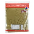 thumbnail image 1 of Gold  29"H X 14'L Plastic Disposable Party Table Skirt, 1 of 2