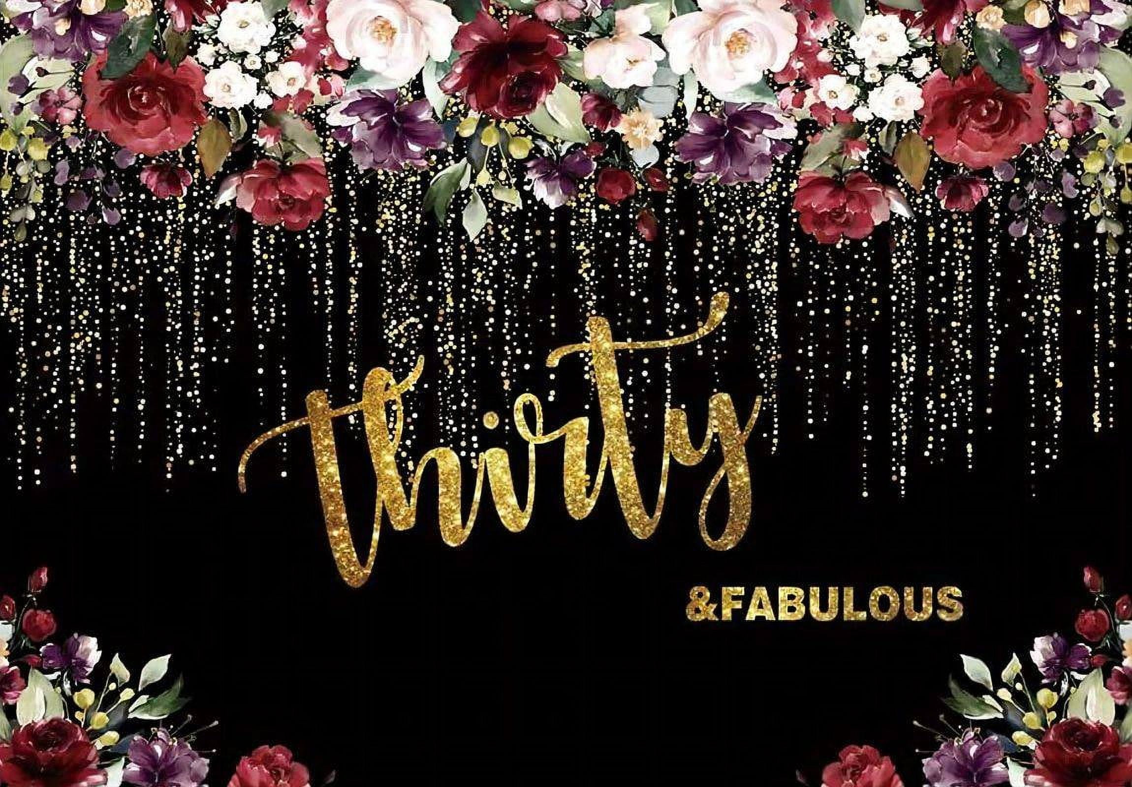 Gold 30th Birthday Photography Background Gold Flash Background Party ...