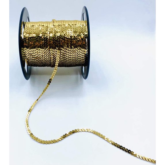 Gold 4MM (3/16") Mini Sequin