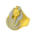 thumbnail image 1 of Gold .925 Sterling Silver CZ Pharaoh Ring (12), 1 of 1